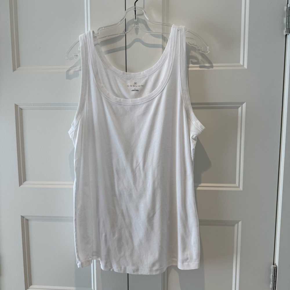CASLON Classic White Tank Top